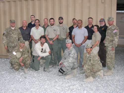 Jacqueline's team in Afghanistan