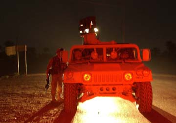  Soldiers patrol the streets of Ad Duluiyah, Iraq, during Operation Peninsula Strike